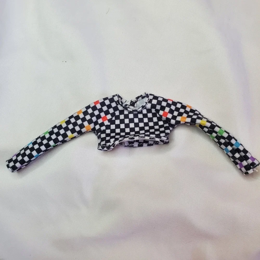 Rainbow High Doll Kia Hart Special Edition Black Check Shirt‎ Fashion Clothes